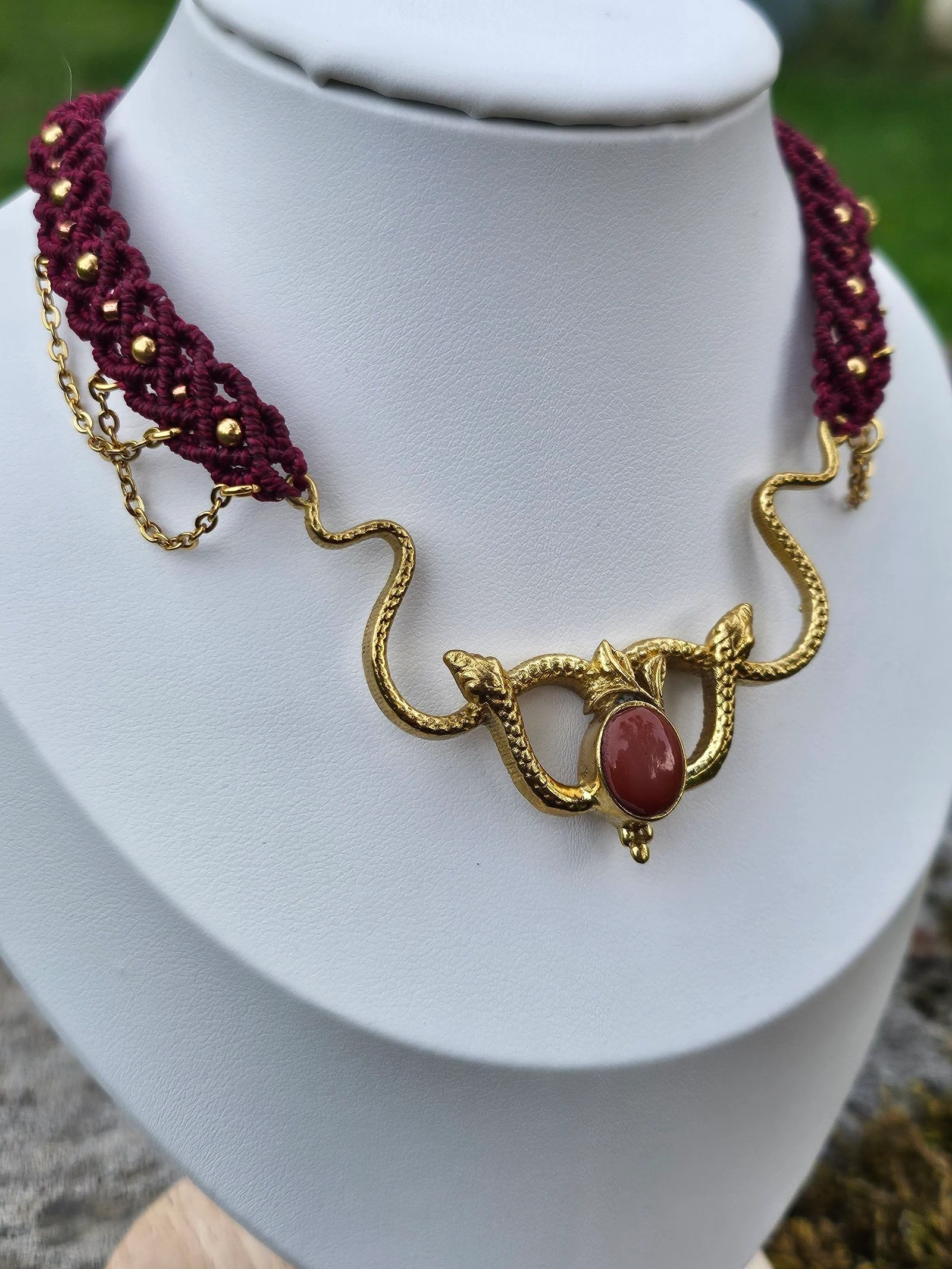 Colar em micro macramé – photo 2